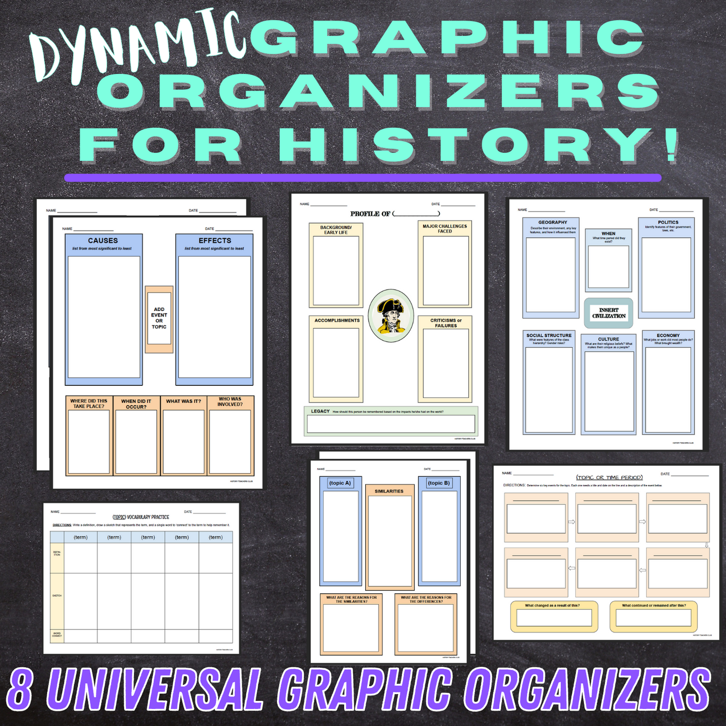 social studies graphic organizers